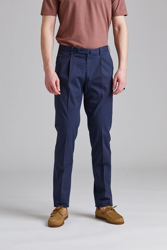 Incotex Royal Batavia Regular Fit Blu Scuro